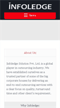 Mobile Screenshot of infoledgesolution.com